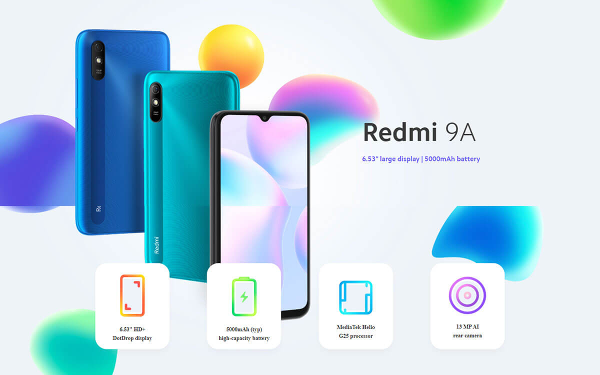 گوشی شیائومی مدل Redmi 9A ظرفیت 2/32 گیگابایت
