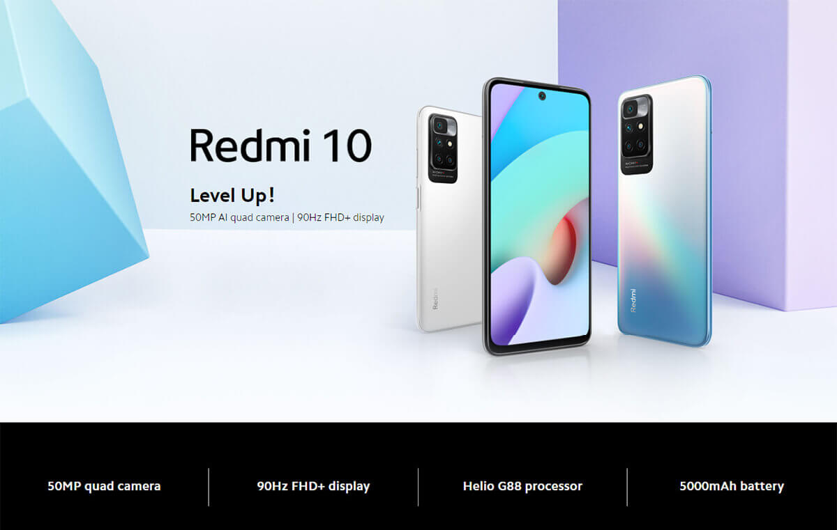 گوشی شیائومی مدل Redmi 10 ظرفیت 4/64 گیگابایت