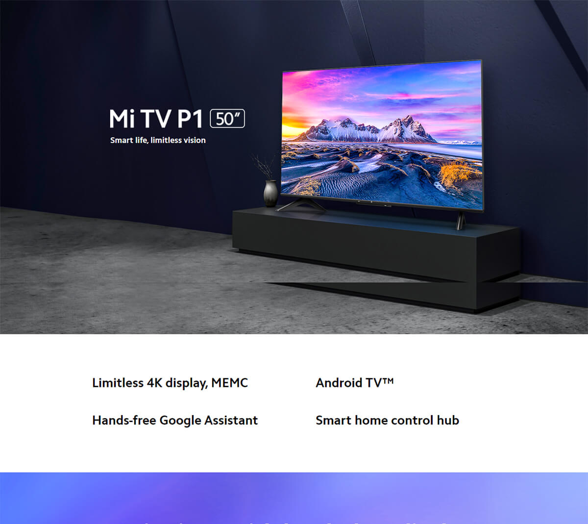 تلویزیون 50 اینچ شیائومی مدل Mi TV P1 50