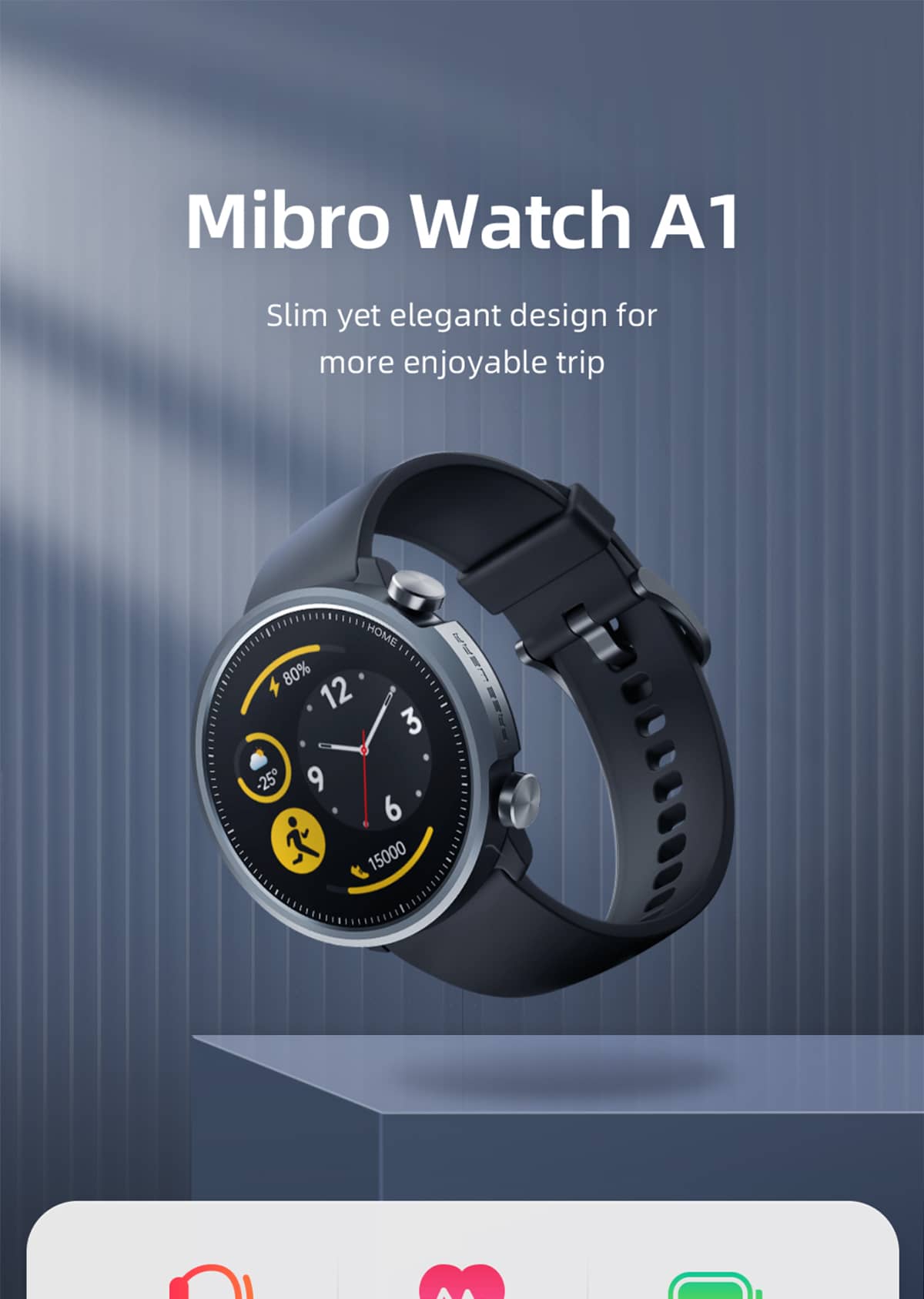 ساعت هوشمند شیائومی مدل Mibro A1