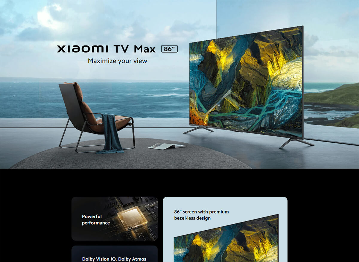 تلویزیون 86 اینچ شیائومی مدل Mi TV MAX 86