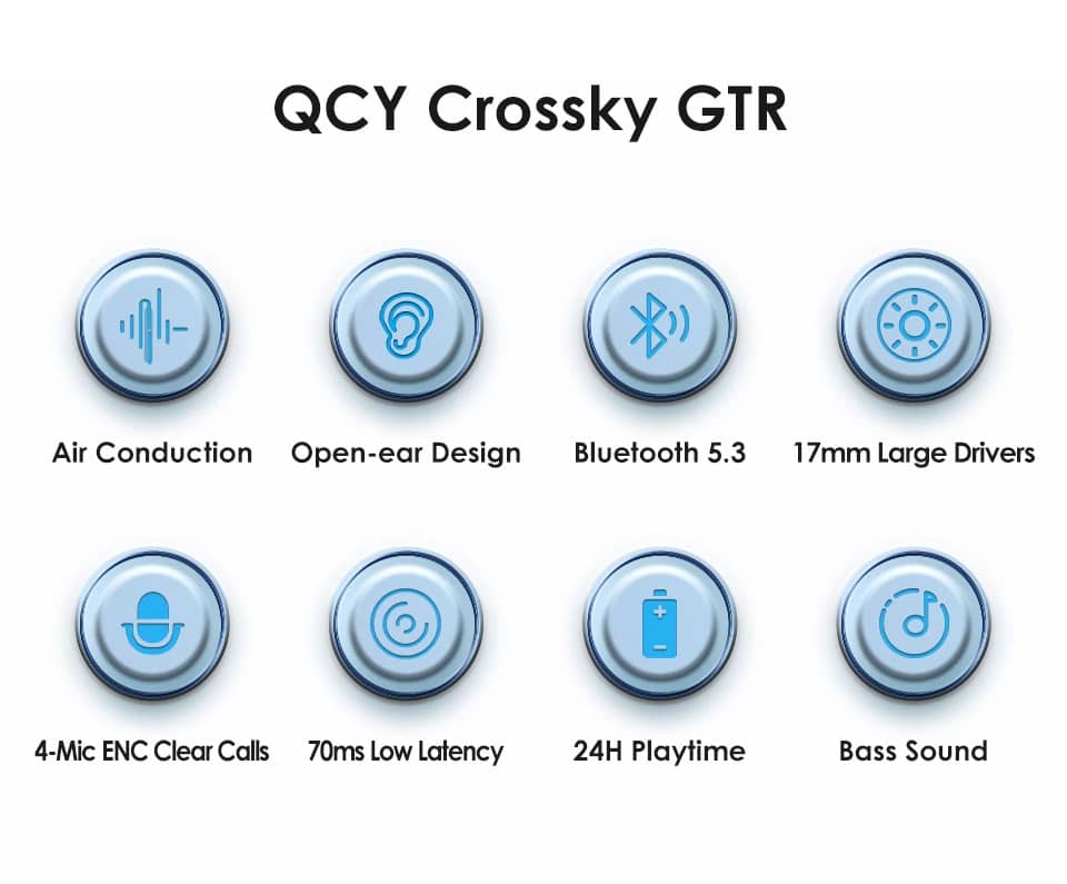 هندزفری بلوتوث کیو سی وای مدل QCY Crossky GTR