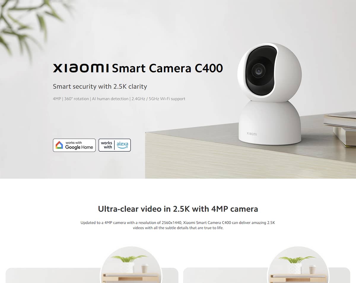 دوربین مداربسته تحت شبکه شیائومی C300 مدل XMC01
