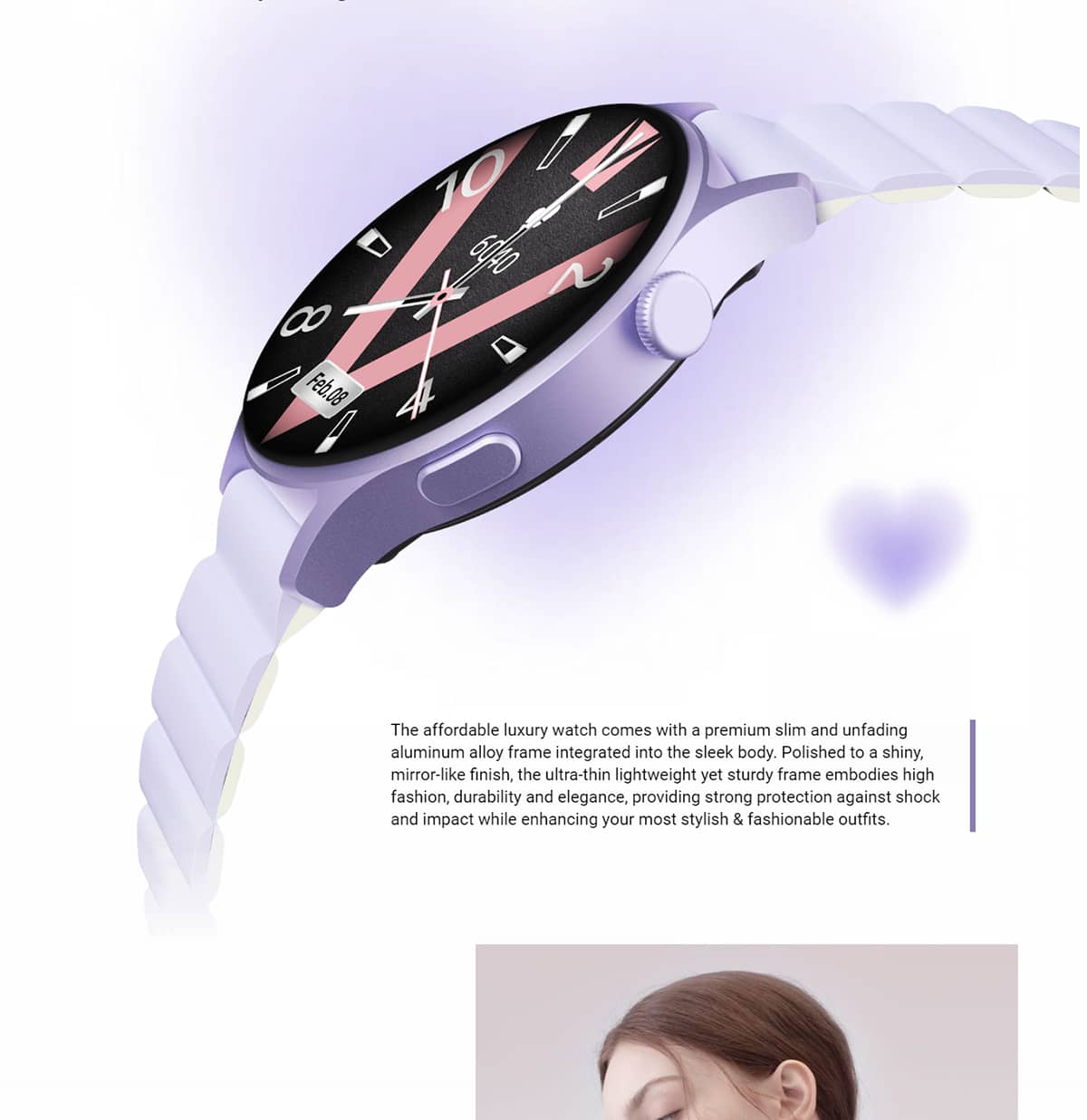 ساعت هوشمند کیسلکت مدل Kieslect Lady Watch Lora 2