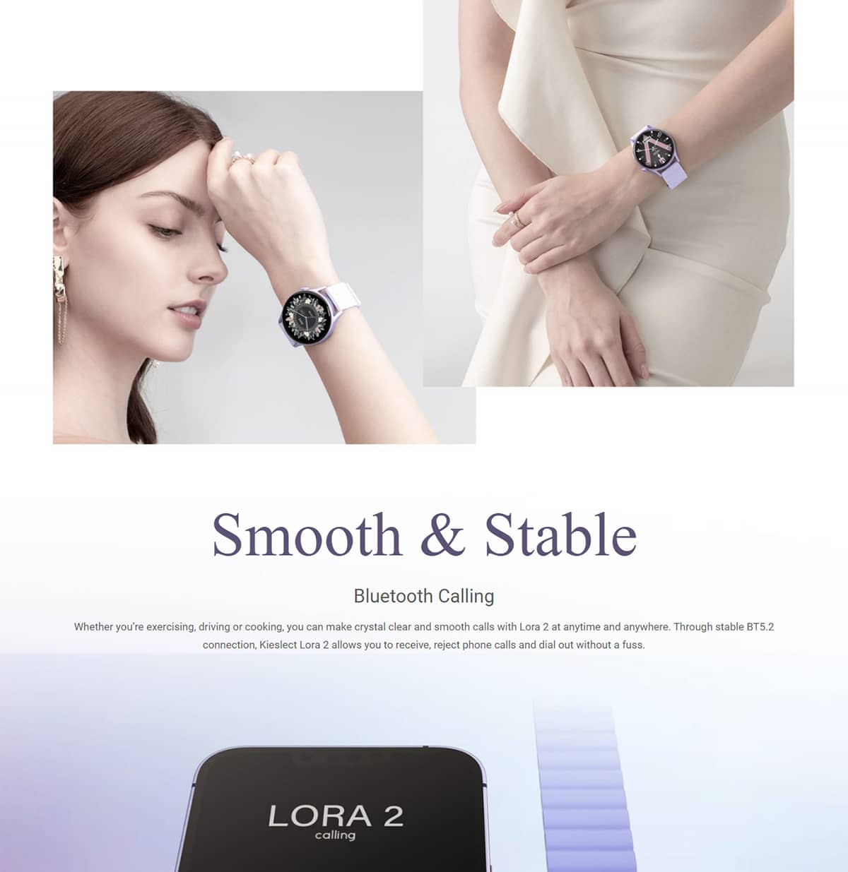 ساعت هوشمند کیسلکت مدل Kieslect Lady Watch Lora 2