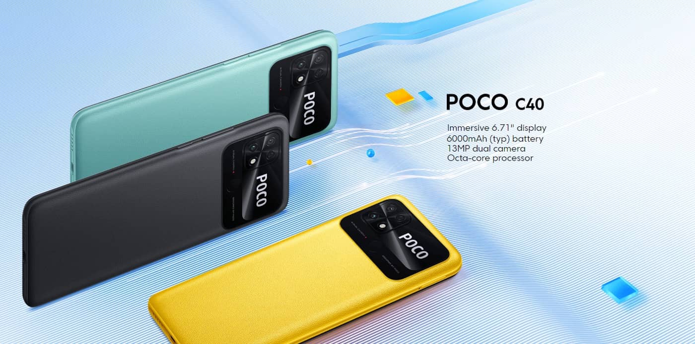 گوشی شیائومی مدل Poco C40 4G ظرفیت 4/64 گیگابایت
