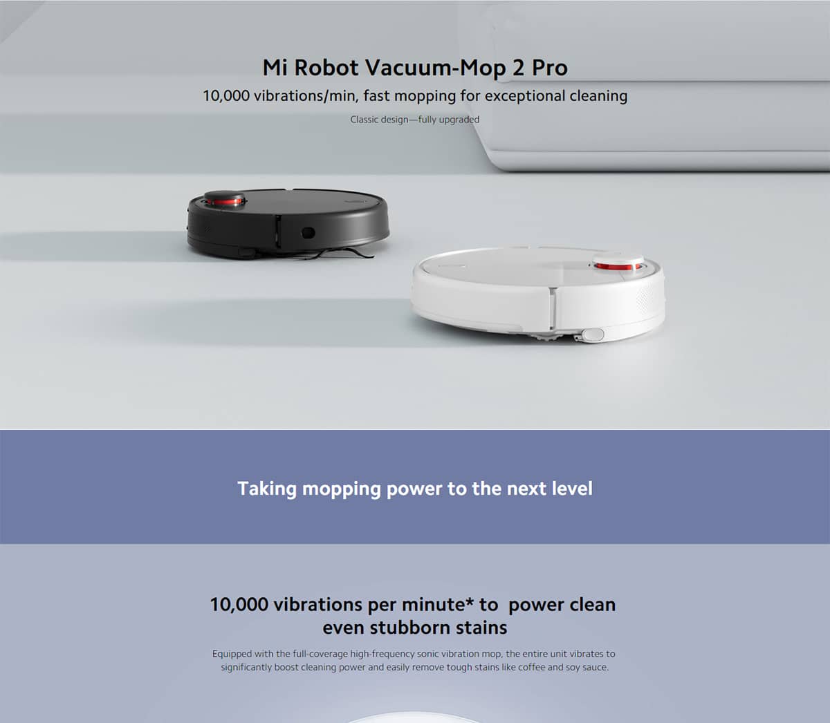 جارو رباتیک شیائومی مدل Mi Robot Vacuum-Mop 2 Pro