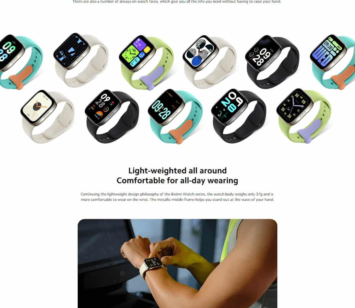 ساعت هوشمند شیائومی مدل Redmi Watch 3