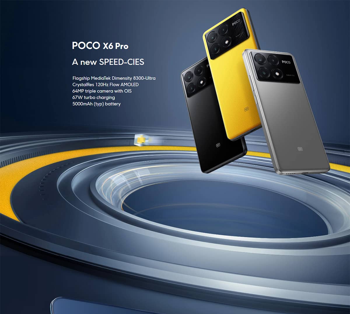 گوشی شیائومی مدل Poco X6 Pro 5G ظرفیت 12/512 گیگابایت