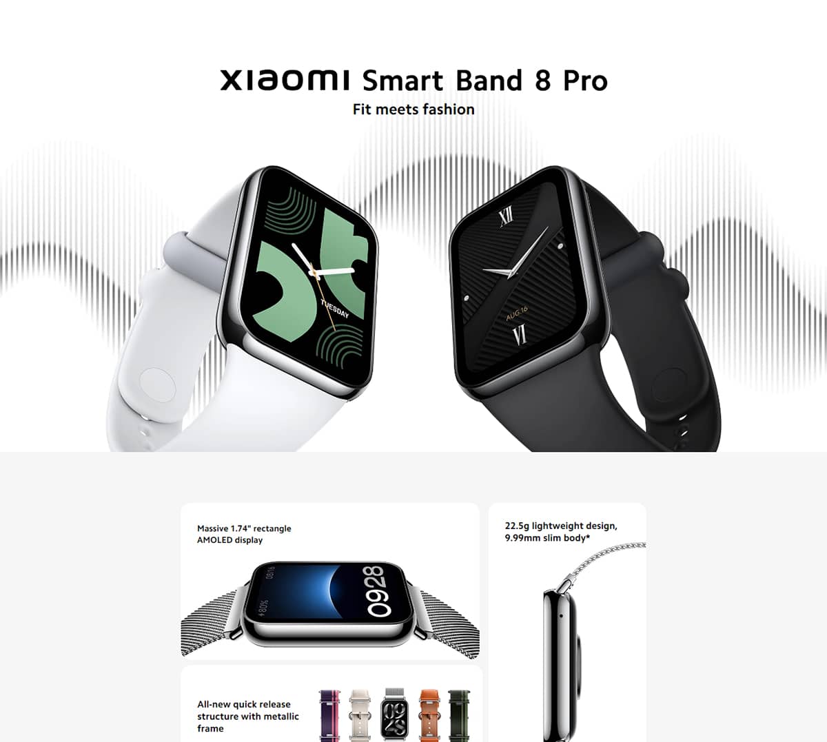 دستبند سلامتی شیائومی مدل Mi Band 8 Pro