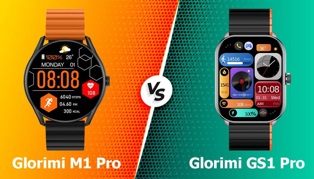 بررسی و مقایسه ساعت هوشمند گلوریمی مدل Glorimi M1 Pro و GS1 Pro