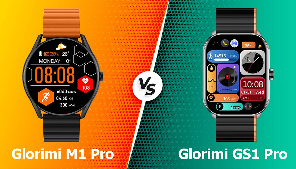بررسی و مقایسه ساعت هوشمند گلوریمی مدل M1 Pro و GS1 Pro