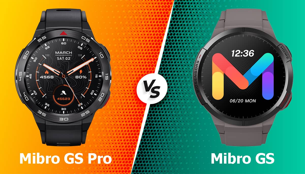 بررسی و مقایسه ساعت هوشمند میبرو مدل Mibro GS Pro و Mibro GS