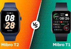 بررسی و مقایسه ساعت هوشمند میبرو مدل Mibro T2 و Mibro T1