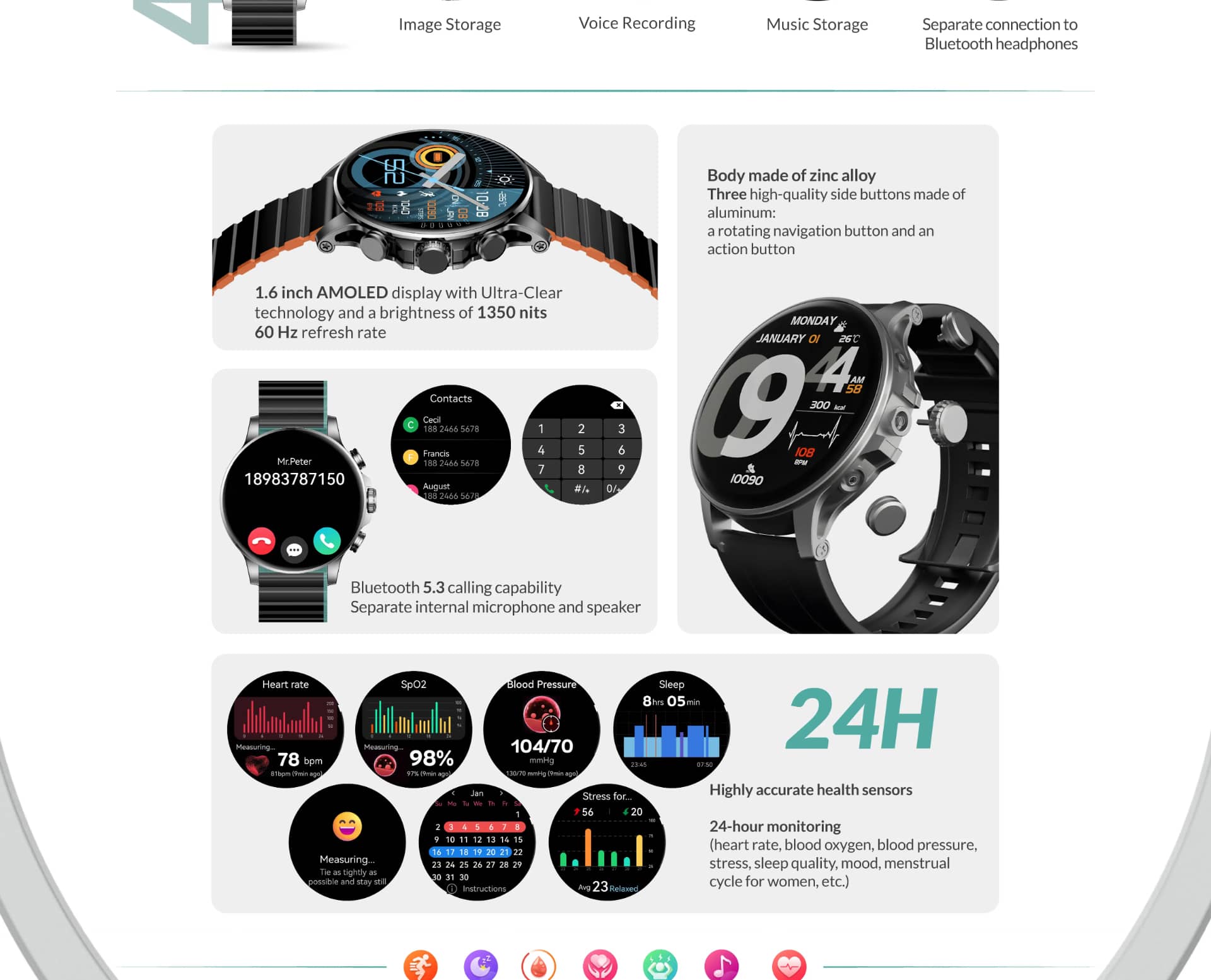 ساعت هوشمند گلوریمی مدل Glorimi M2 MAX LTD