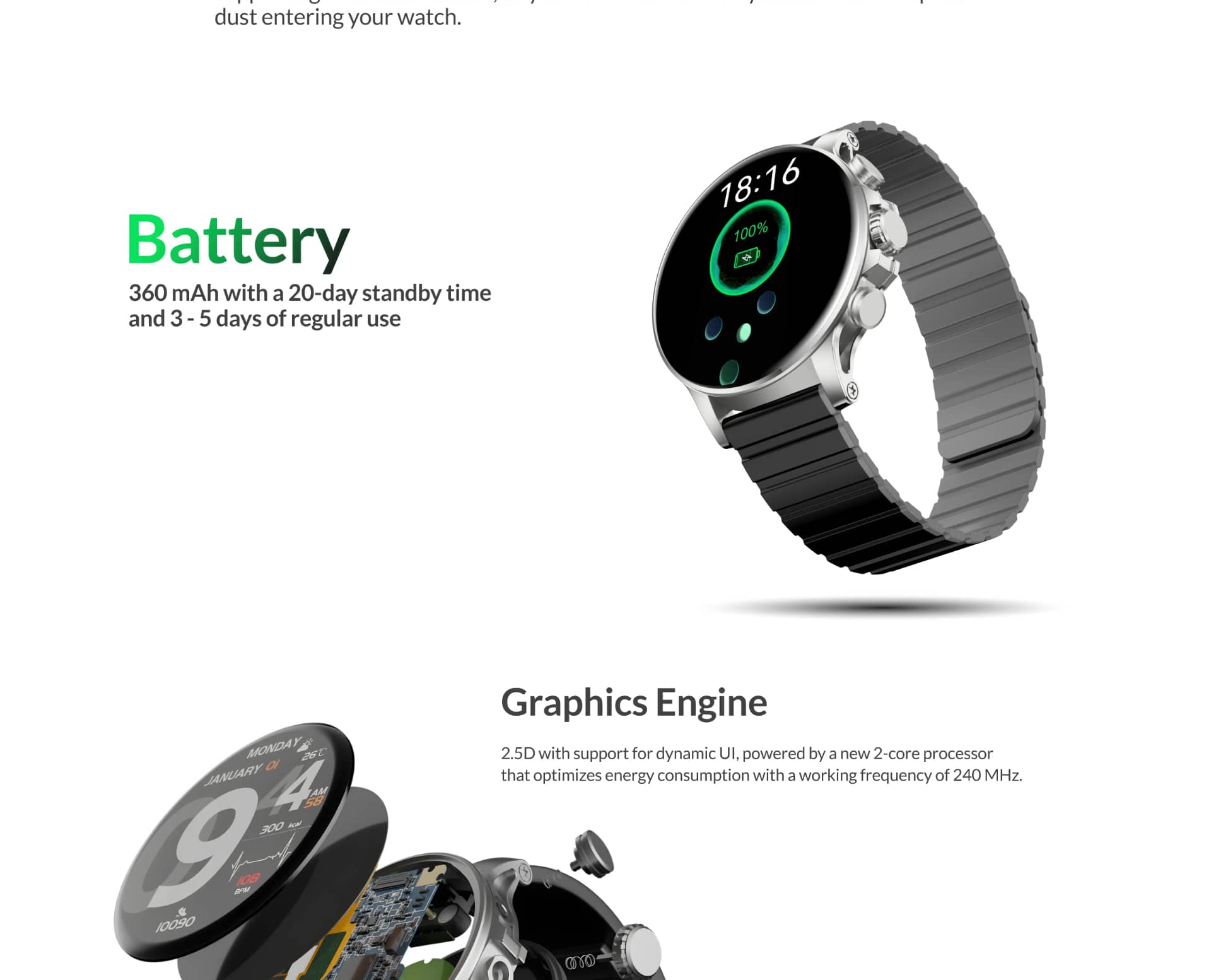 ساعت هوشمند گلوریمی مدل Glorimi M2 MAX LTD