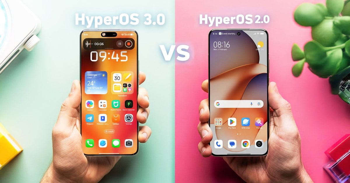 مقایسه HyperOS 2 و HyperOS 3 تفاوت HyperOS 2 و HyperOS 3 در گوشی های شیائومی