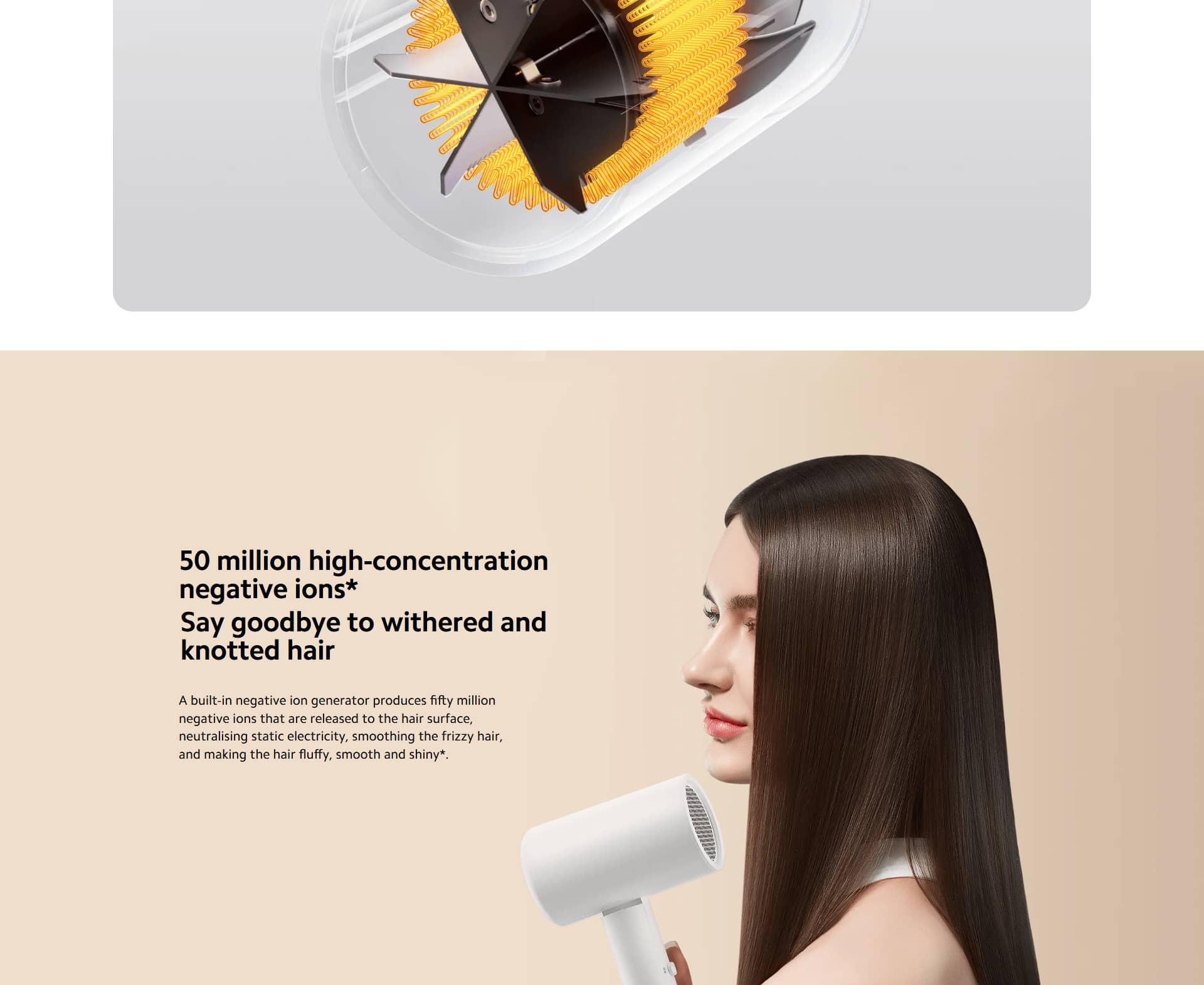 سشوار مسافرتی شیائومی مدل Xiaomi Compact Hair Dryer H101 سشوار مسافرتی شیائومی مدل Xiaomi Compact Hair Dryer H101