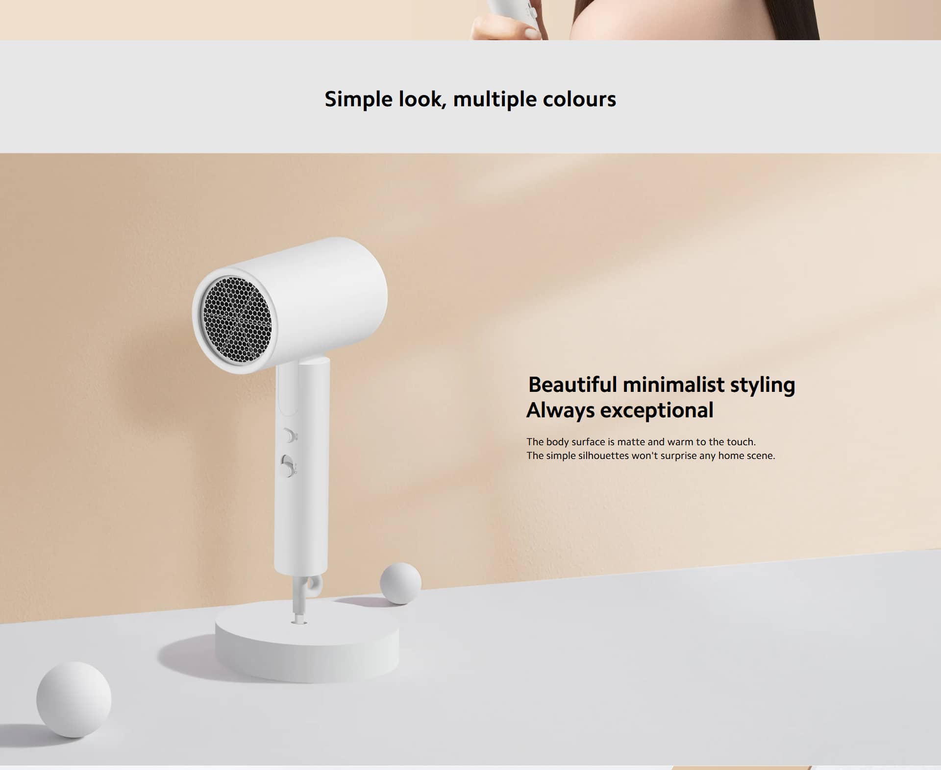 سشوار مسافرتی شیائومی مدل Xiaomi Compact Hair Dryer H101 سشوار مسافرتی شیائومی مدل Xiaomi Compact Hair Dryer H101
