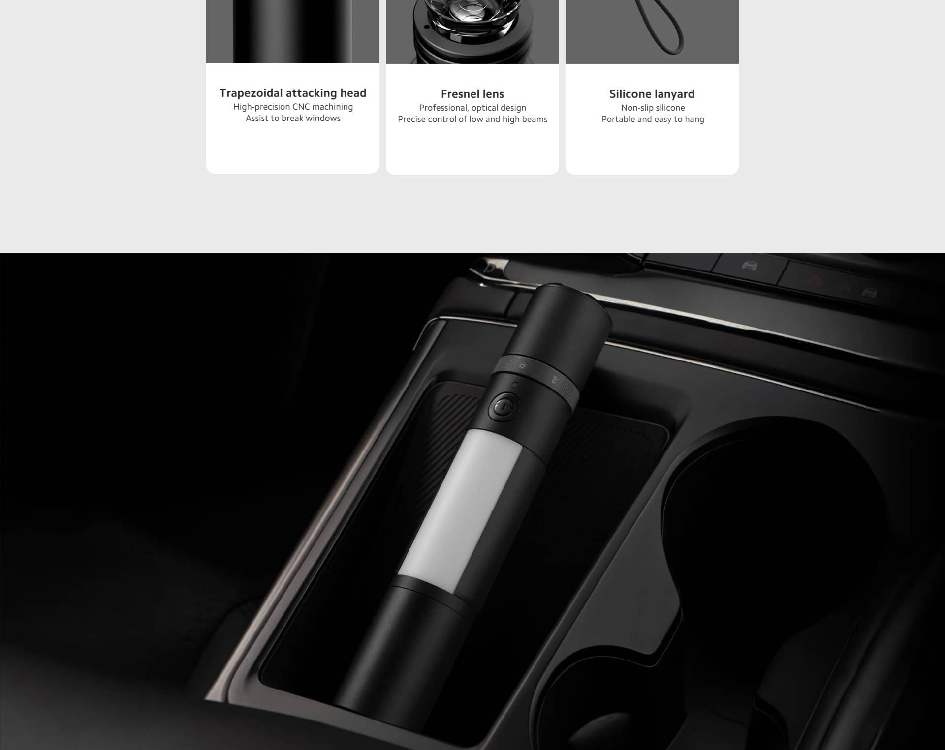 چراغ قوه چند کاره شیائومی مدل Xiaomi Multi-function Flashlight