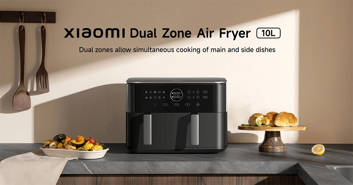 سرخکن بدون روغن شیائومی مدل Xiaomi Dual Zone Air Fryer 10L سرخکن بدون روغن شیائومی مدل Xiaomi Dual Zone Air Fryer 10L
