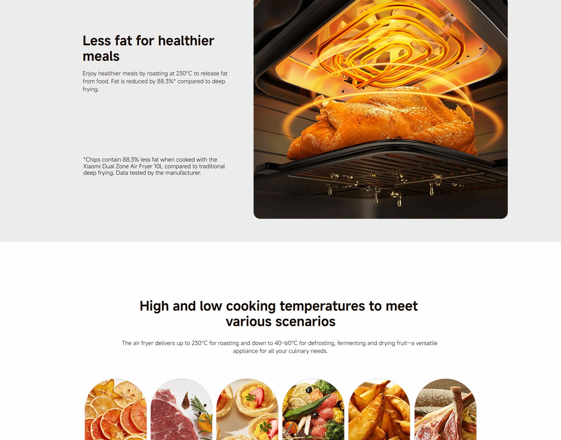 سرخ کن بدون روغن (هوا پز) شیائومی Xiaomi Dual Zone Air Fryer 10L MAF-D1001 سرخ کن بدون روغن (هوا پز) شیائومی Xiaomi Dual Zone Air Fryer 10L MAF-D1001