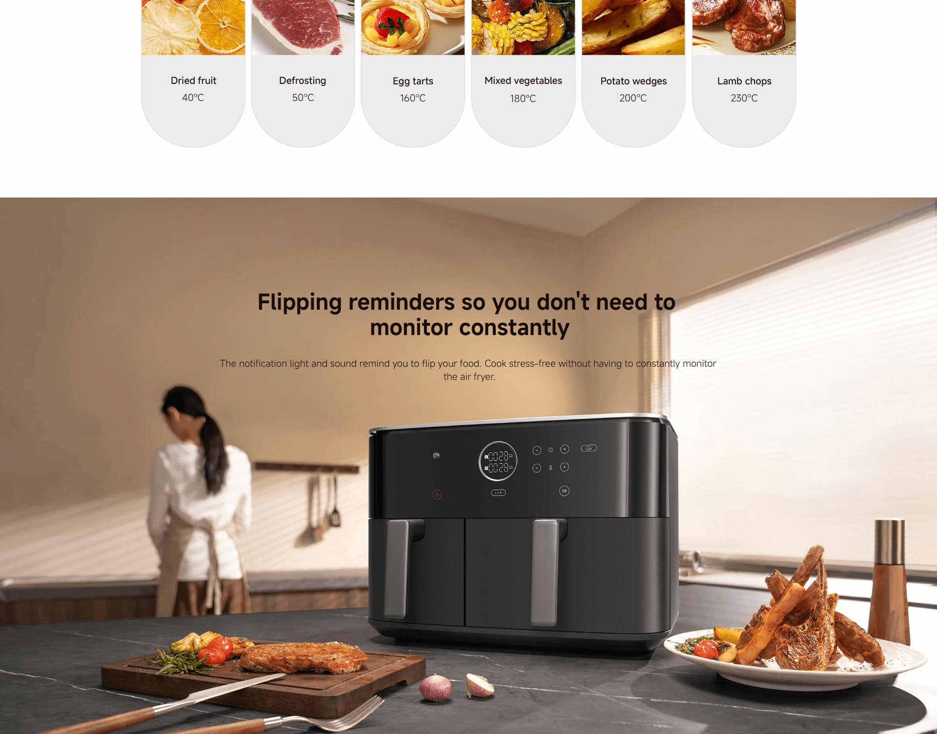 سرخ کن بدون روغن (هوا پز) شیائومی Xiaomi Dual Zone Air Fryer 10L MAF-D1001 سرخ کن بدون روغن (هوا پز) شیائومی Xiaomi Dual Zone Air Fryer 10L MAF-D1001