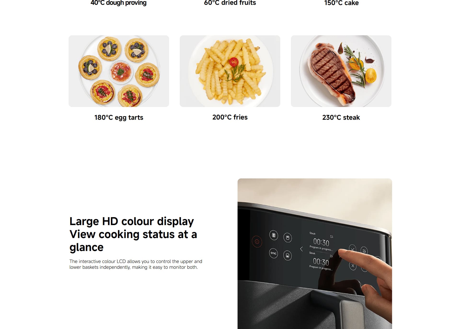سرخ کن بدون روغن (هوا پز) شیائومی Xiaomi Smart Double Stack Air Fryer 12L MAF-DS1201 سرخ کن بدون روغن (هوا پز) شیائومی Xiaomi Smart Double Stack Air Fryer 12L
