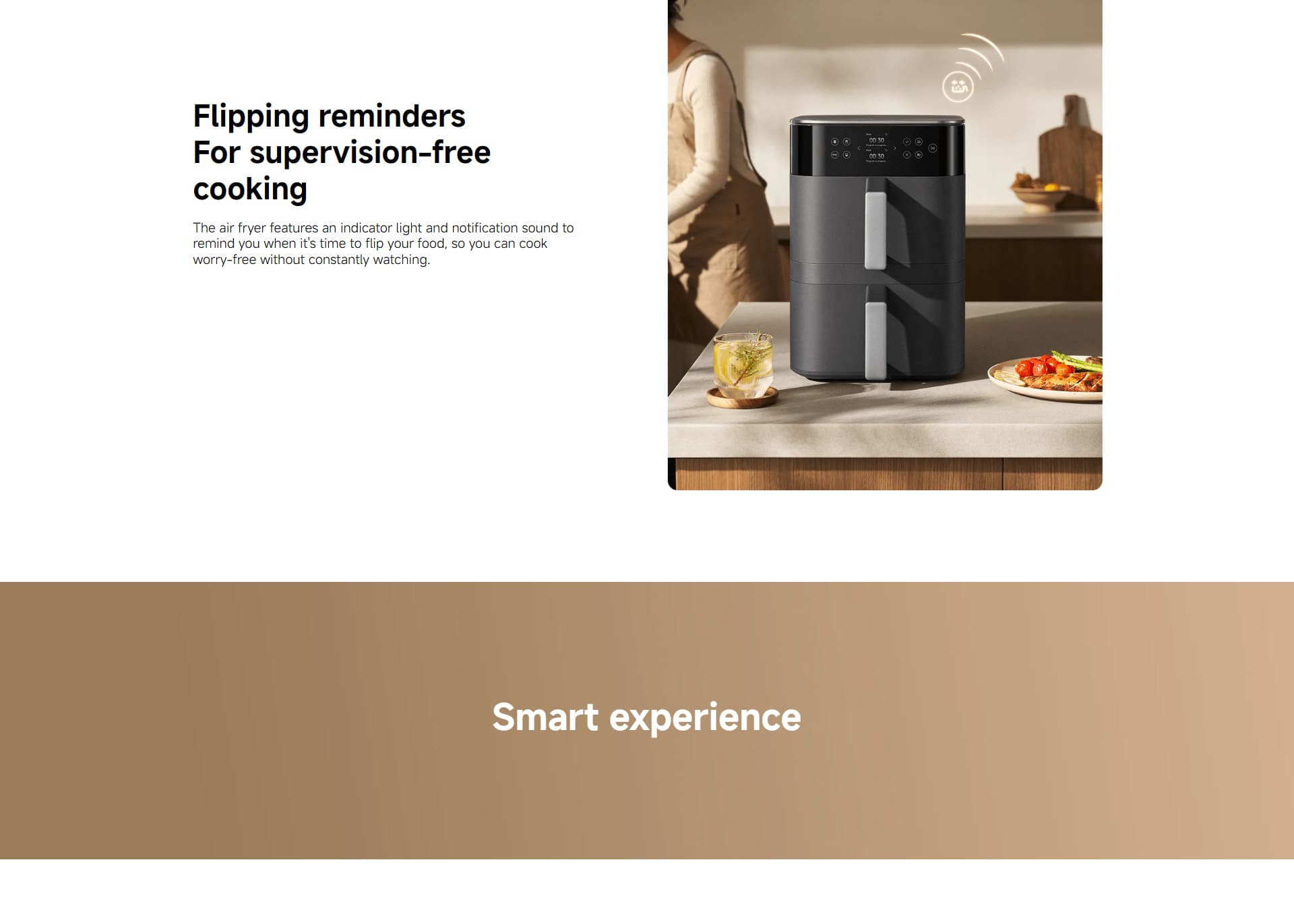سرخ کن بدون روغن (هوا پز) شیائومی Xiaomi Smart Double Stack Air Fryer 12L MAF-DS1201 سرخ کن بدون روغن (هوا پز) شیائومی Xiaomi Smart Double Stack Air Fryer 12L