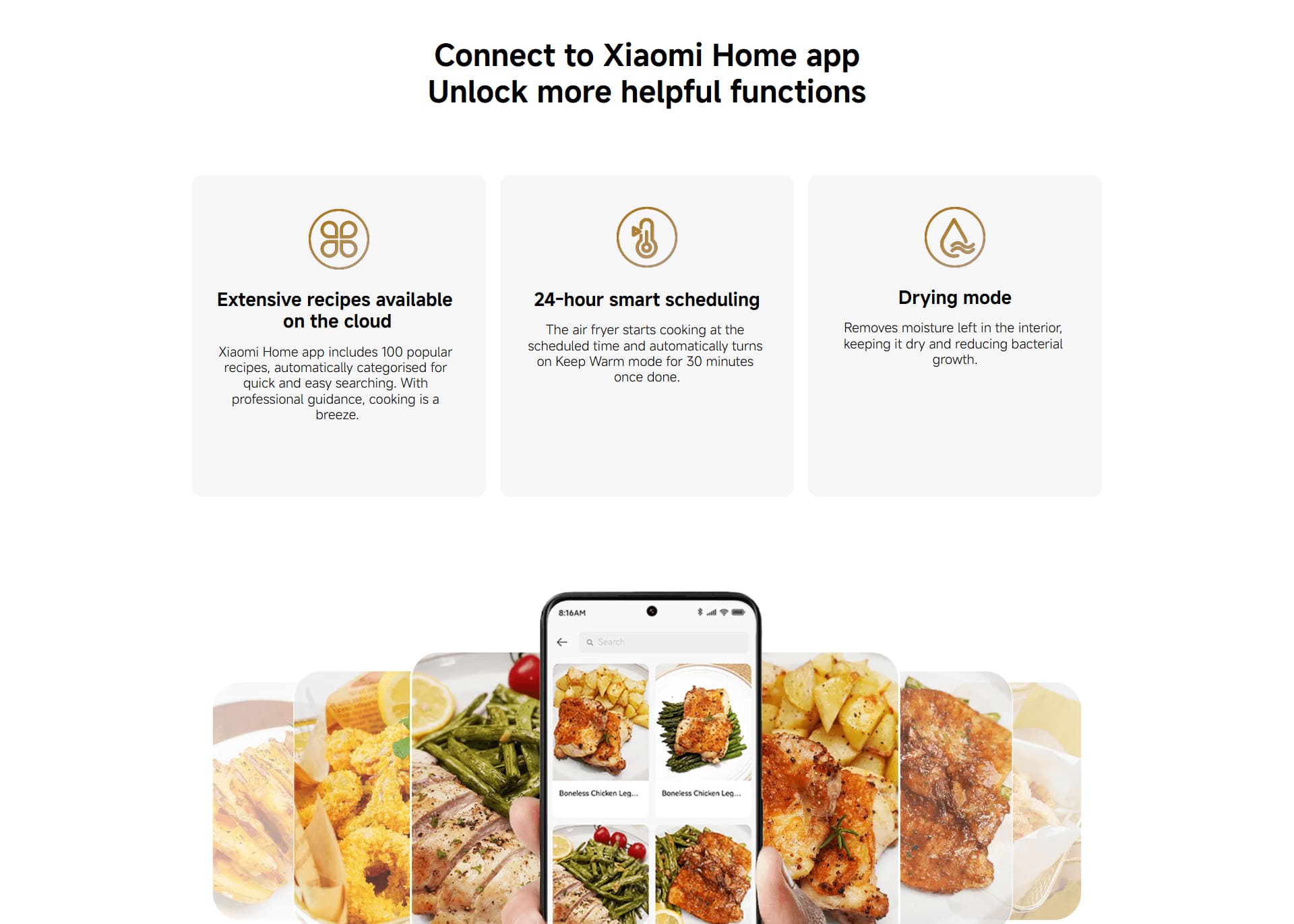 سرخ کن بدون روغن (هوا پز) شیائومی Xiaomi Smart Double Stack Air Fryer 12L MAF-DS1201 سرخ کن بدون روغن (هوا پز) شیائومی Xiaomi Smart Double Stack Air Fryer 12L