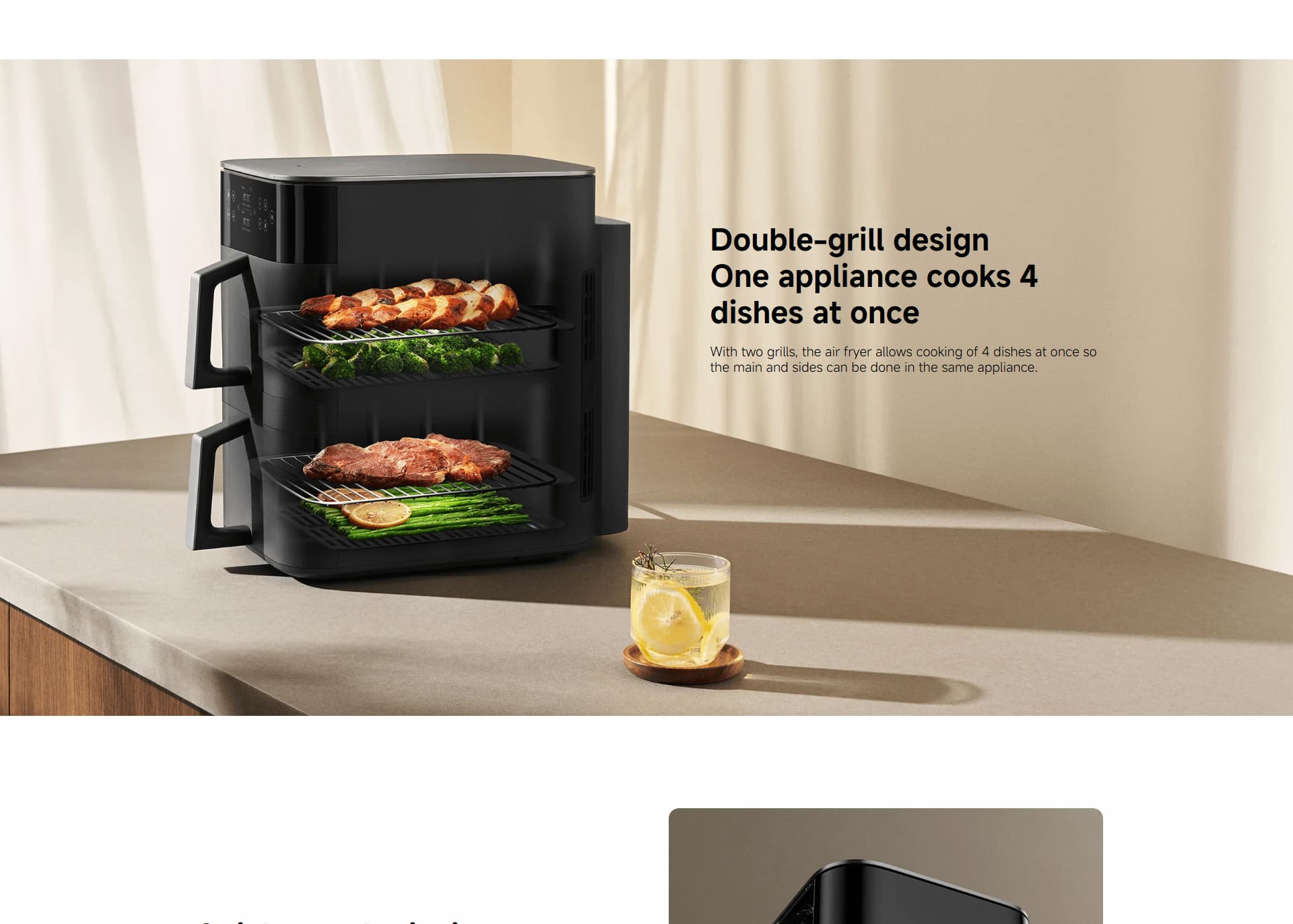 سرخ کن بدون روغن (هوا پز) شیائومی Xiaomi Smart Double Stack Air Fryer 12L MAF-DS1201 سرخ کن بدون روغن (هوا پز) شیائومی Xiaomi Smart Double Stack Air Fryer 12L