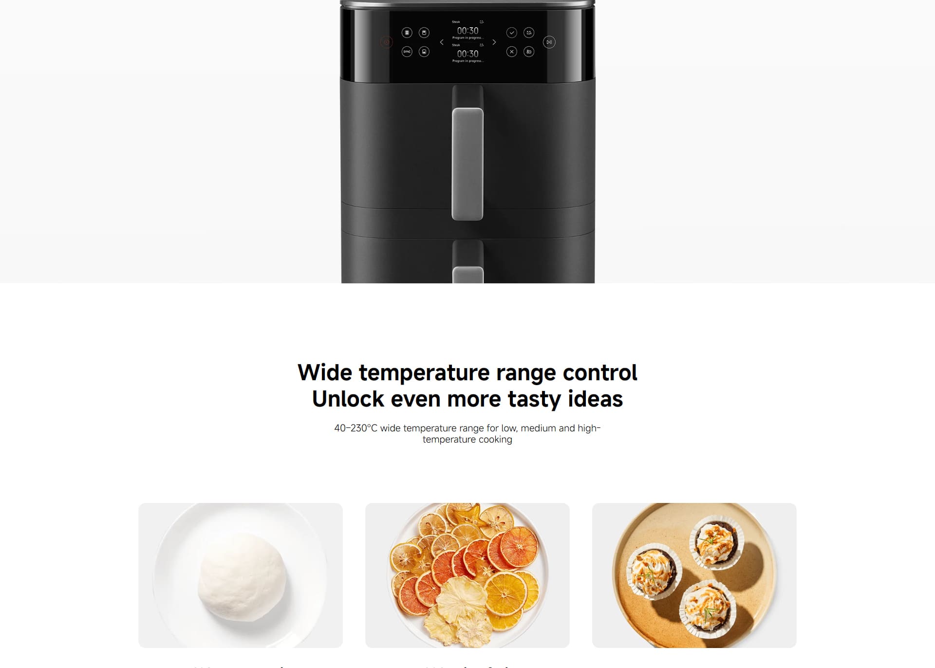 سرخ کن بدون روغن (هوا پز) شیائومی Xiaomi Smart Double Stack Air Fryer 12L MAF-DS1201 سرخ کن بدون روغن (هوا پز) شیائومی Xiaomi Smart Double Stack Air Fryer 12L