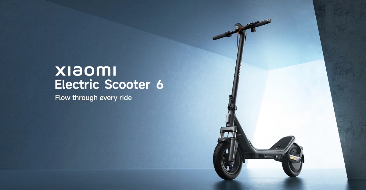 اسکوتر برقی شیائومی مدل Xiaomi Electric Scooter 6 اسکوتر برقی شیائومی مدل Xiaomi Electric Scooter 6
