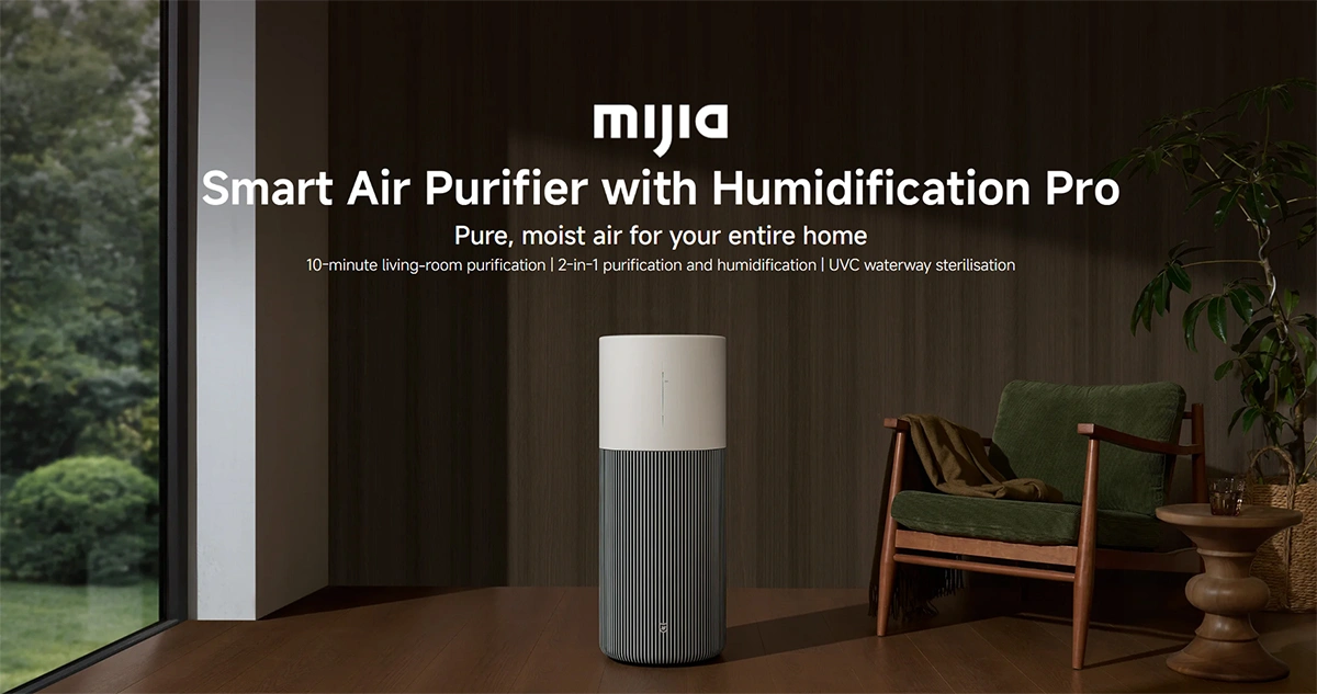 تصفیه هوا و رطوبت ساز میجیا مدل Mijia Smart Air Purifier with Humidification Pro تصفیه هوا و رطوبت ساز میجیا مدل Mijia Smart Air Purifier with Humidification Pro