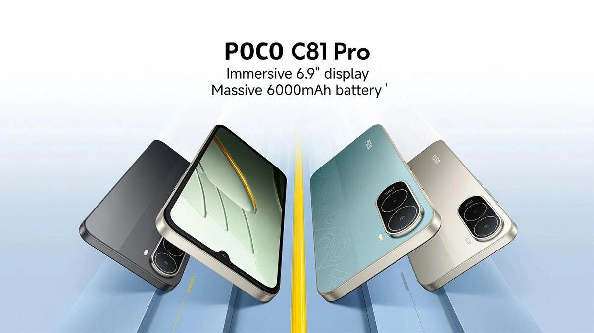 گوشی شیائومی پوکو مدل POCO C81 Pro گوشی شیائومی پوکو مدل POCO C81 Pro