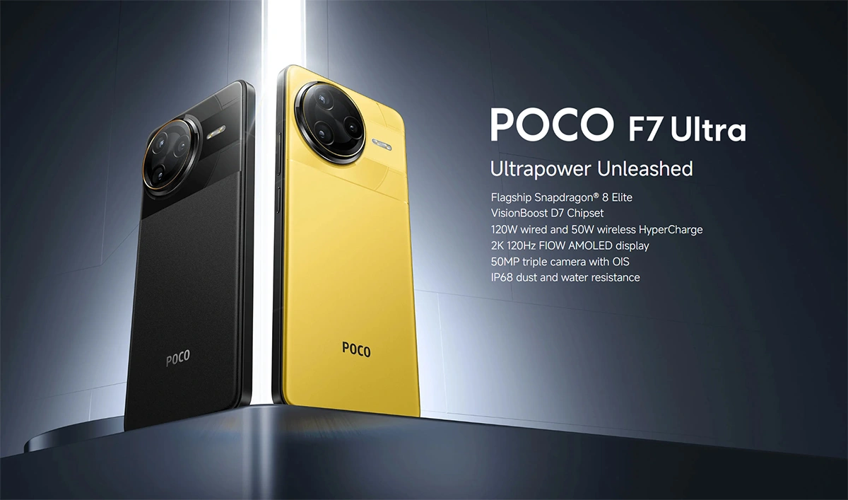 گوشی شیائومی پوکو مدل POCO F7 Ultra گوشی شیائومی پوکو مدل POCO F7 Ultra