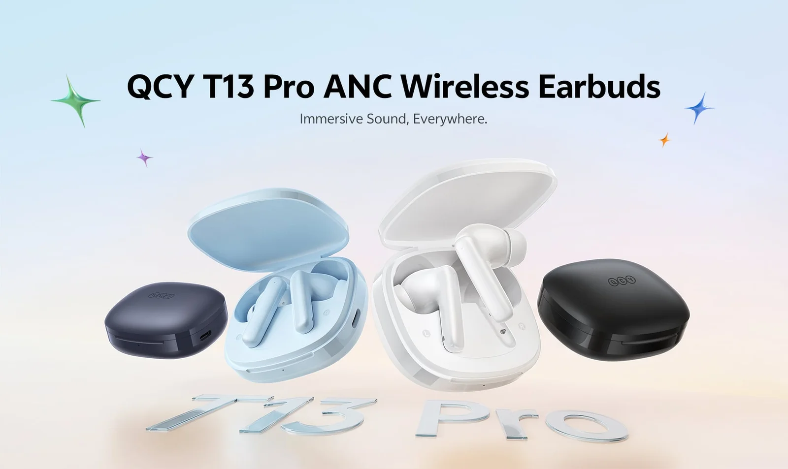 هندزفری بلوتوث کیو سی وای مدل QCY T13 Pro هندزفری QCY T13 Pro