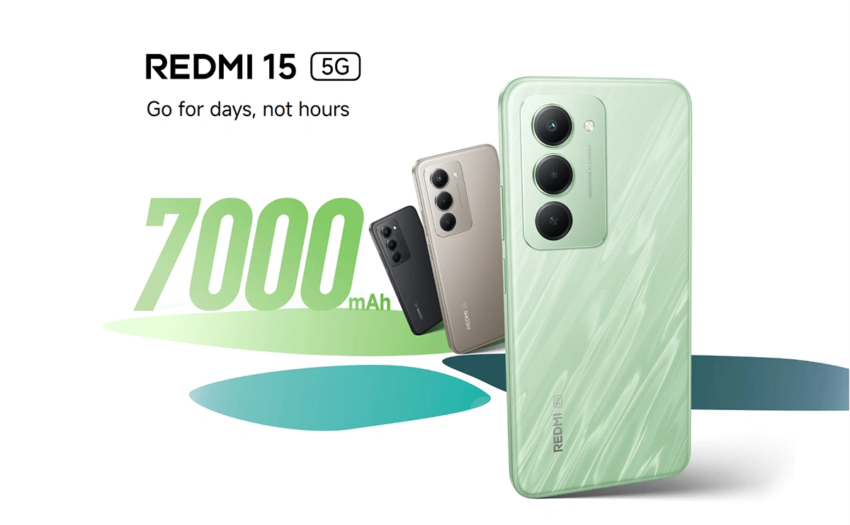 گوشی شیائومی ردمی مدل REDMI 15 5G گوشی شیائومی ردمی مدل REDMI 15 5G