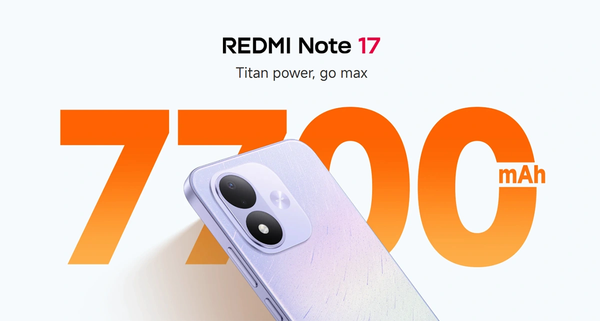 گوشی شیائومی ردمی مدل REDMI Note 17 گوشی شیائومی ردمی مدل REDMI Note 17