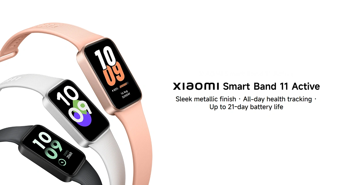 دستبند سلامتی شیائومی مدل Xiaomi Smart Band 11 Active تصویر مربوط به دستبند سلامتی شیائومی مدل Xiaomi Smart Band 11 Active