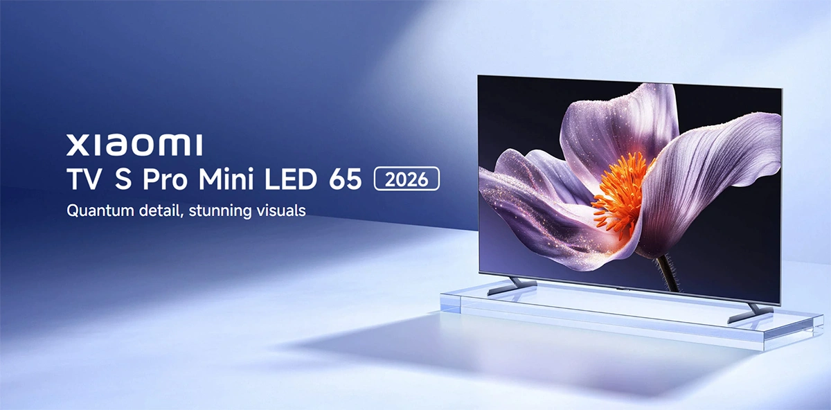 تلویزیون 65 اینچ شیائومی مدل Xiaomi TV S Pro Mini LED 65 2026 تلویزیون 65 اینچ شیائومی مدل Xiaomi TV S Pro Mini LED 65 2026