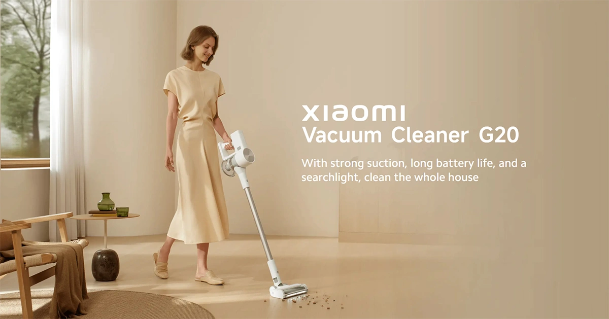 جارو شارژی شیائومی مدل Xiaomi Vacuum Cleaner G20 جارو شارژی شیائومی مدل Xiaomi Vacuum Cleaner G20