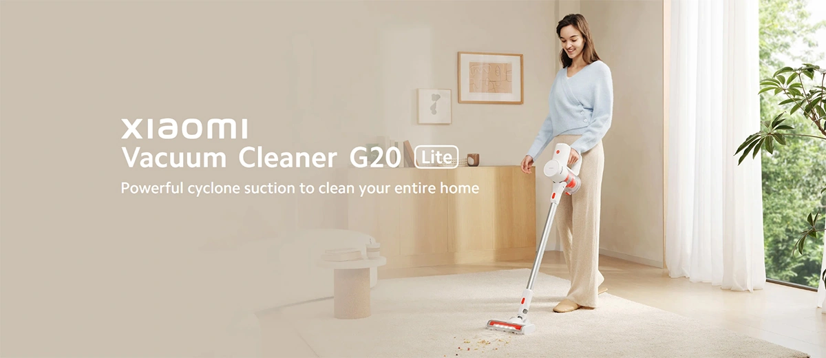 جارو شارژی شیائومی مدل Xiaomi Vacuum Cleaner G20 Lite جارو شارژی شیائومی مدل Xiaomi Vacuum Cleaner G20 Lite