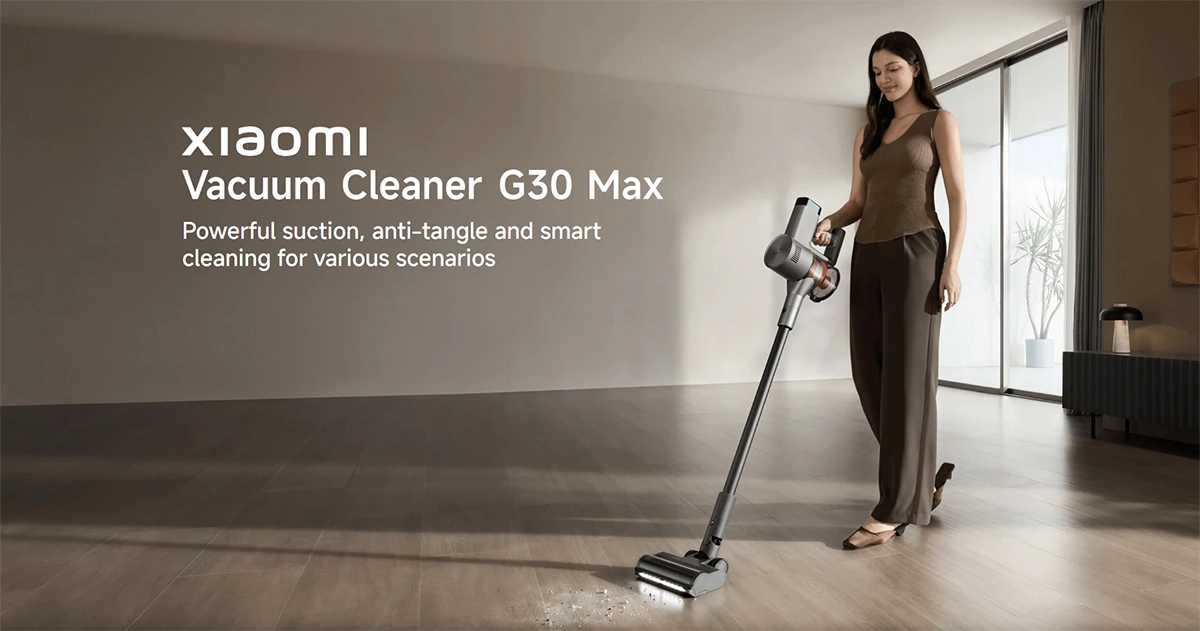 جارو شارژی شیائومی مدل Xiaomi Vacuum Cleaner G30 Max جارو شارژی شیائومی مدل Xiaomi Vacuum Cleaner G30 Max