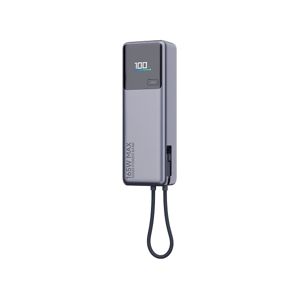 پاوربانک شیائومی مدل Xiaomi 165W Power Bank 10000 با کابل داخلی پاوربانک شیائومی مدل Xiaomi 165W Power Bank 10000 با کابل داخلی
