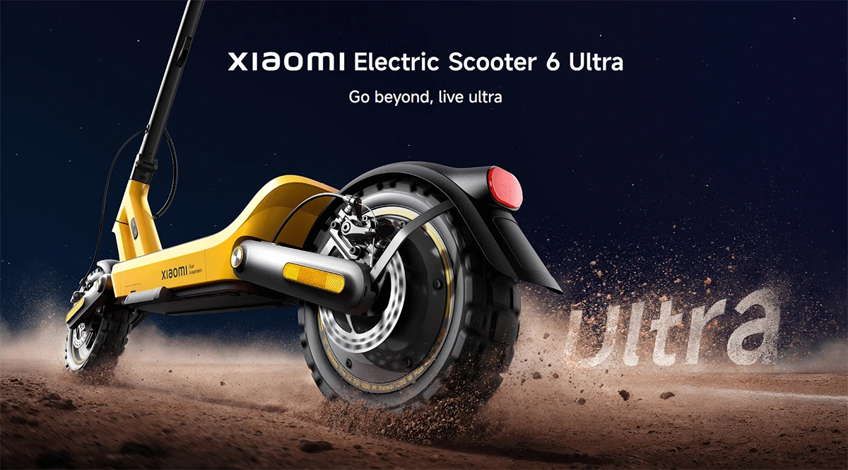 اسکوتر برقی شیائومی مدل Xiaomi Electric Scooter 6 Ultra اسکوتر برقی شیائومی مدل Xiaomi Electric Scooter 6 Ultra