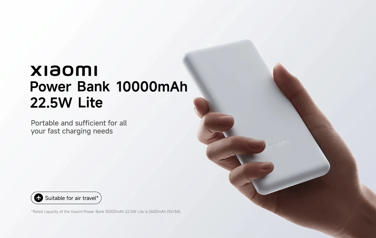 پاوربانک شیائومی مدل Xiaomi Power Bank 10000mAh 22.5W Lite پاوربانک شیائومی مدل Xiaomi Power Bank 10000mAh 22.5W Lite