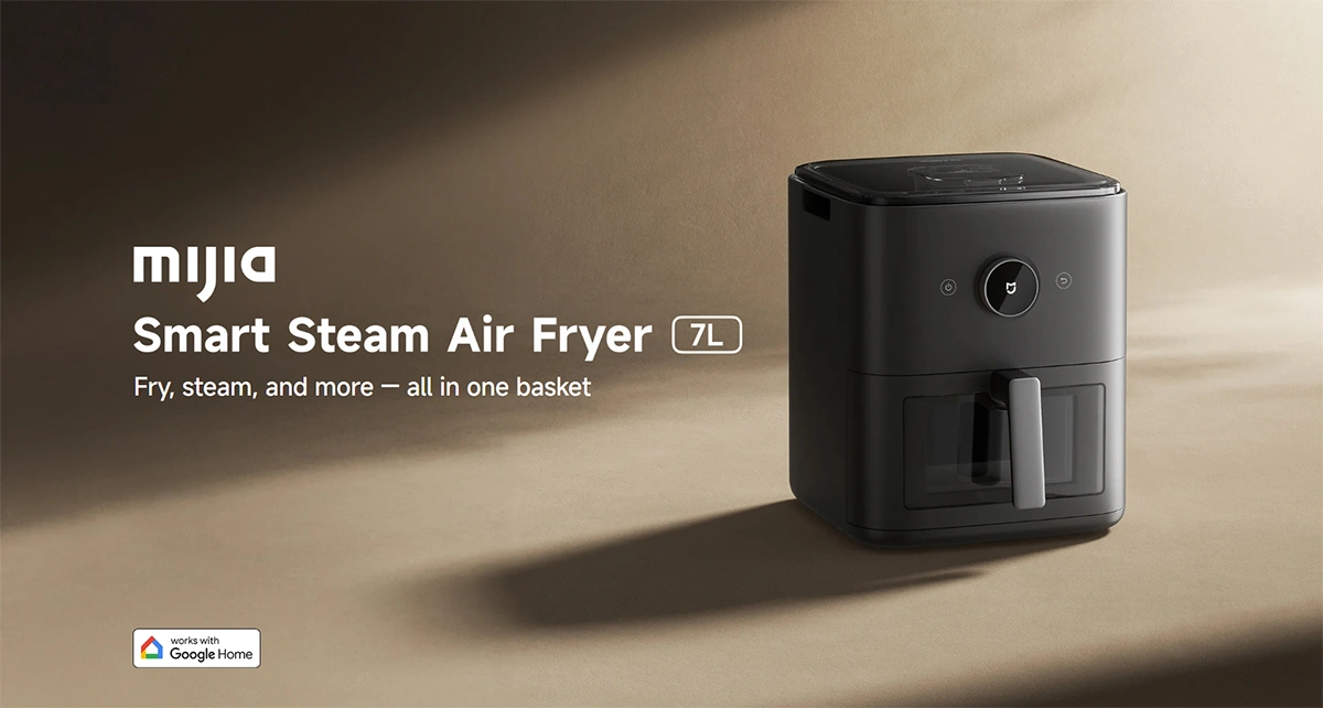 سرخکن بدون روغن شیائومی مدل Mijia Smart Steam Air Fryer 7L سرخکن بدون روغن شیائومی مدل Mijia Smart Steam Air Fryer 7L