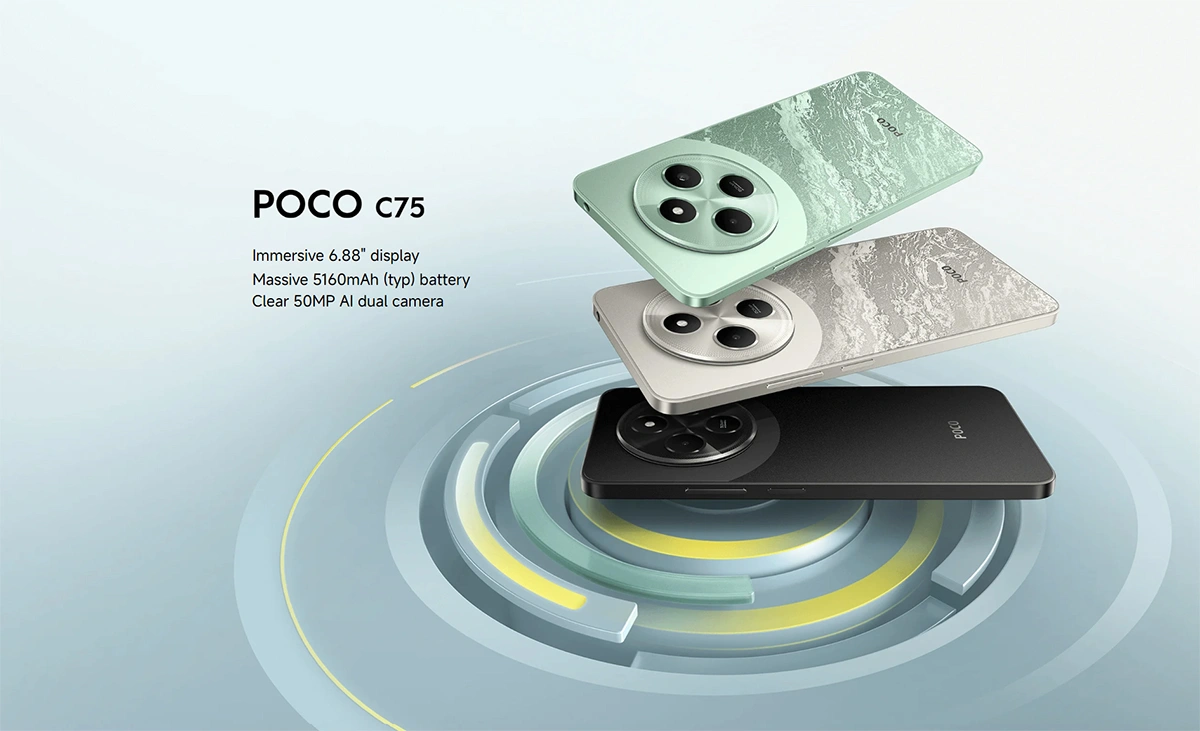 گوشی شیائومی پوکو مدل POCO C75 گوشی شیائومی پوکو مدل POCO C75