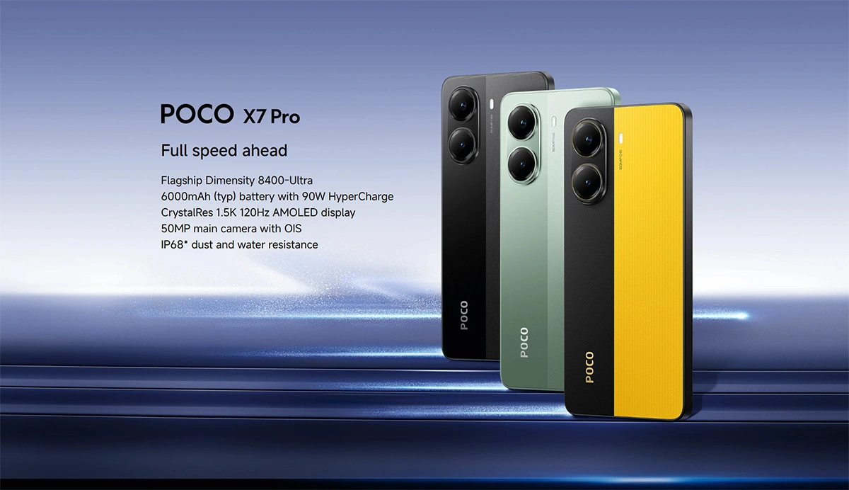 گوشی شیائومی پوکو مدل POCO X7 Pro گوشی شیائومی پوکو مدل POCO X7 Pro